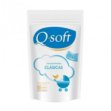 TOALLITAS QSOFT CLASICA X 50