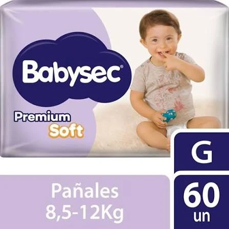 BABYSEC PREMIUM JUMBO PACK G X 60