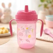 VASO CON PICO DURO REDONDO, VALVULA ANTIDERRAME Y ASAS
