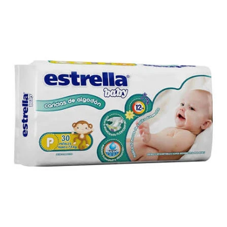 ESTRELLA PAÑAL PEQ X 30