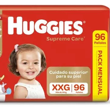 HUGGIES SUPREME FAMILIAR XXG 96