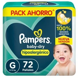 PAMPERS BABY DRY G X72
